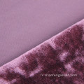 Warp Tricoter Italian Crushed Velvet Curtain Tissu